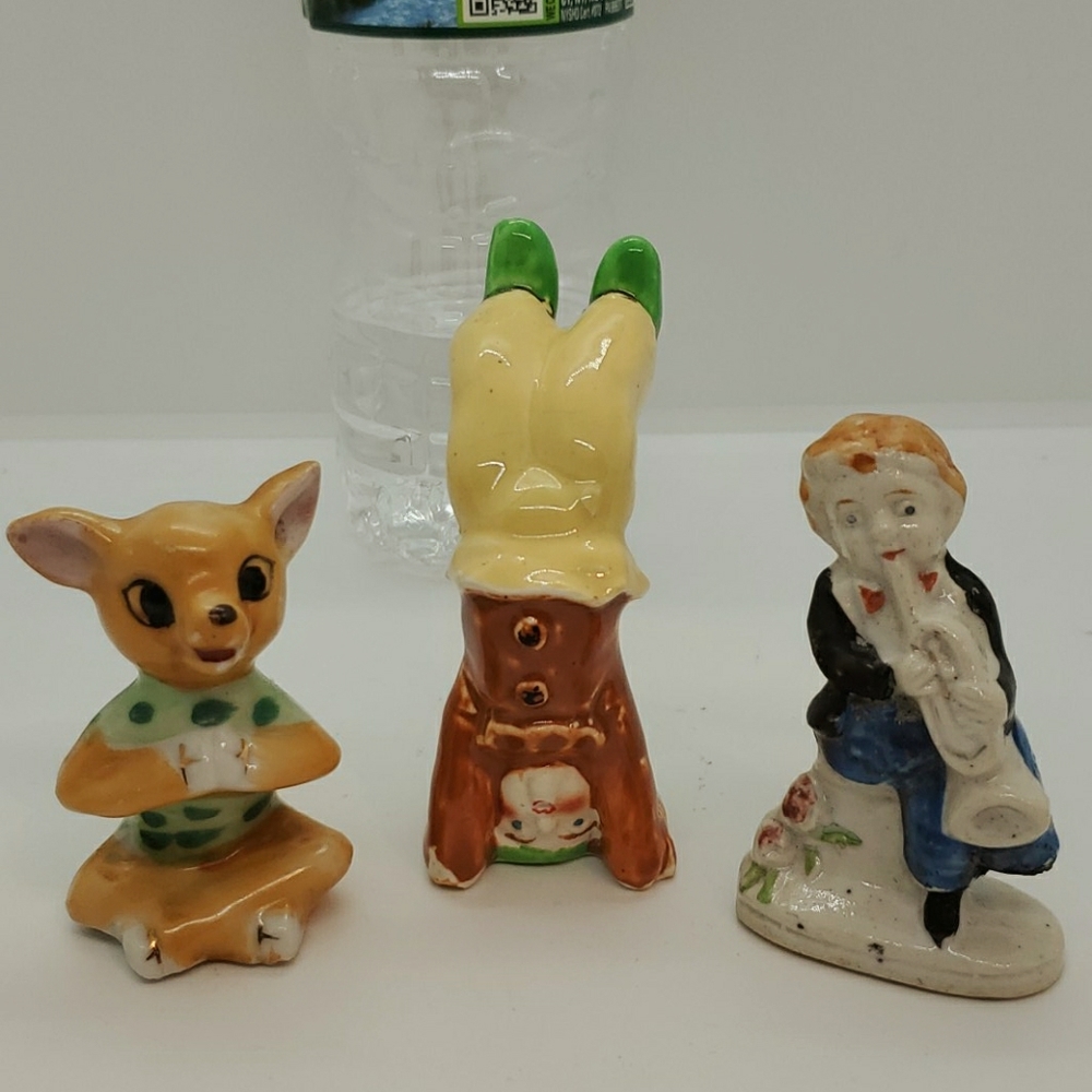 🐧3/$15Vintage Creepy and Kitschy 1950s Figurines